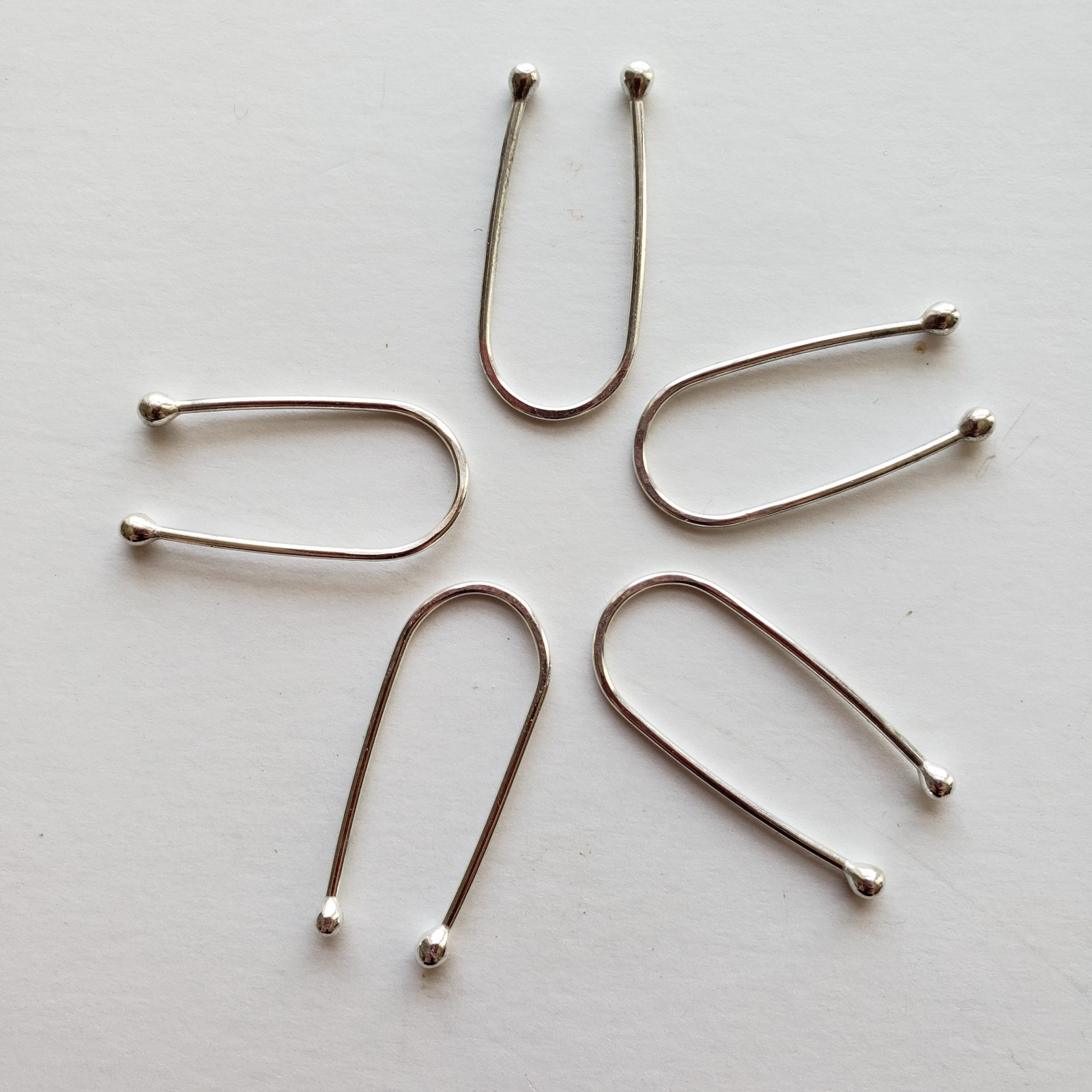 Sterling silver stitch markers for knitting and crochet, small cable  needles now in 2 sizes